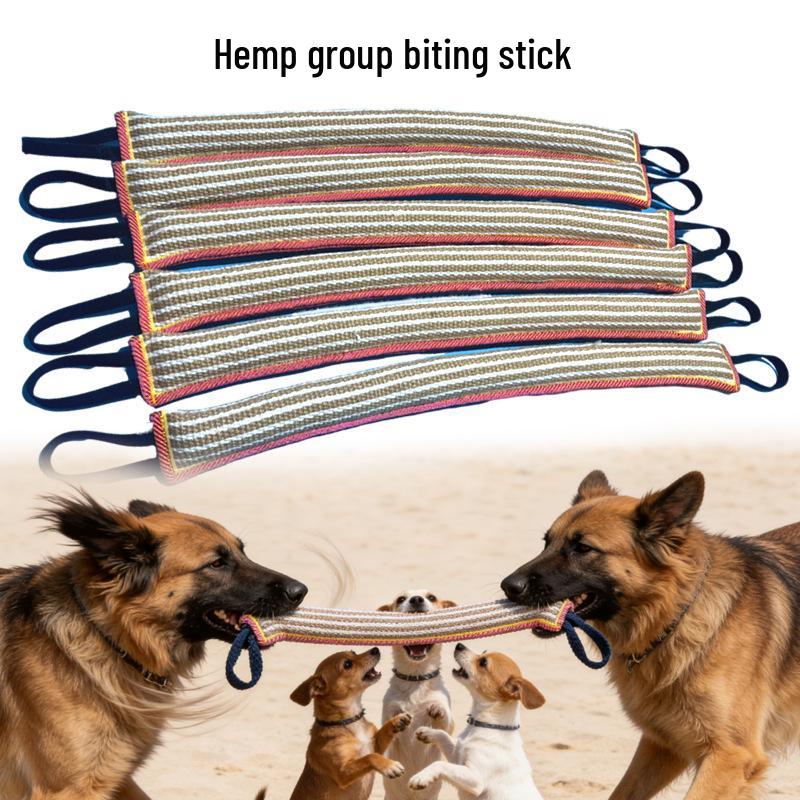 

Durable Hemp Training Stick Toy for Teething Dogs LY0668