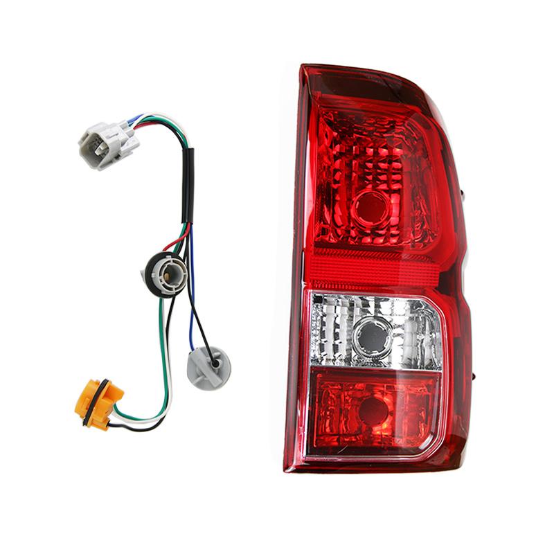 1Pc Tail Light Assembly With Wires For Toyota Hilux Revo Pickup Truck 2015-2018 Rear Taillight Warning Light Reversing Light