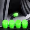 4pcs Bicycle Luminous Valve Tire Valve Cap Luminous Valve Cap Motorcycle Electric Car Vacuum