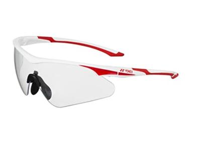 YONEX Eye UV AC392 Guard, Anti-fog, Protection, White/Red (114)