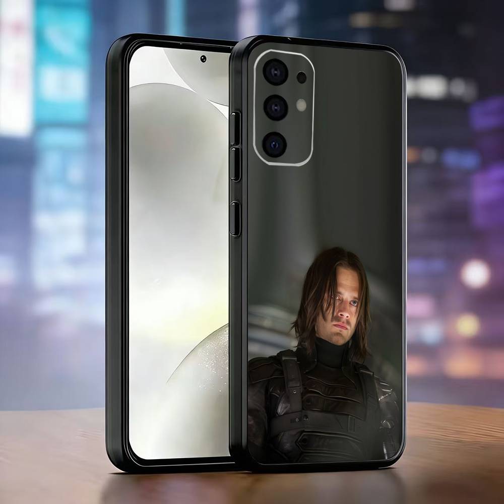 B-Bucky Barne-Winter S-Soldier Phone Case For Samsung S25,S24,S21,S22,S23,S30,Ultra,S20,Plus,Fe,Soft Silicone Black Cover