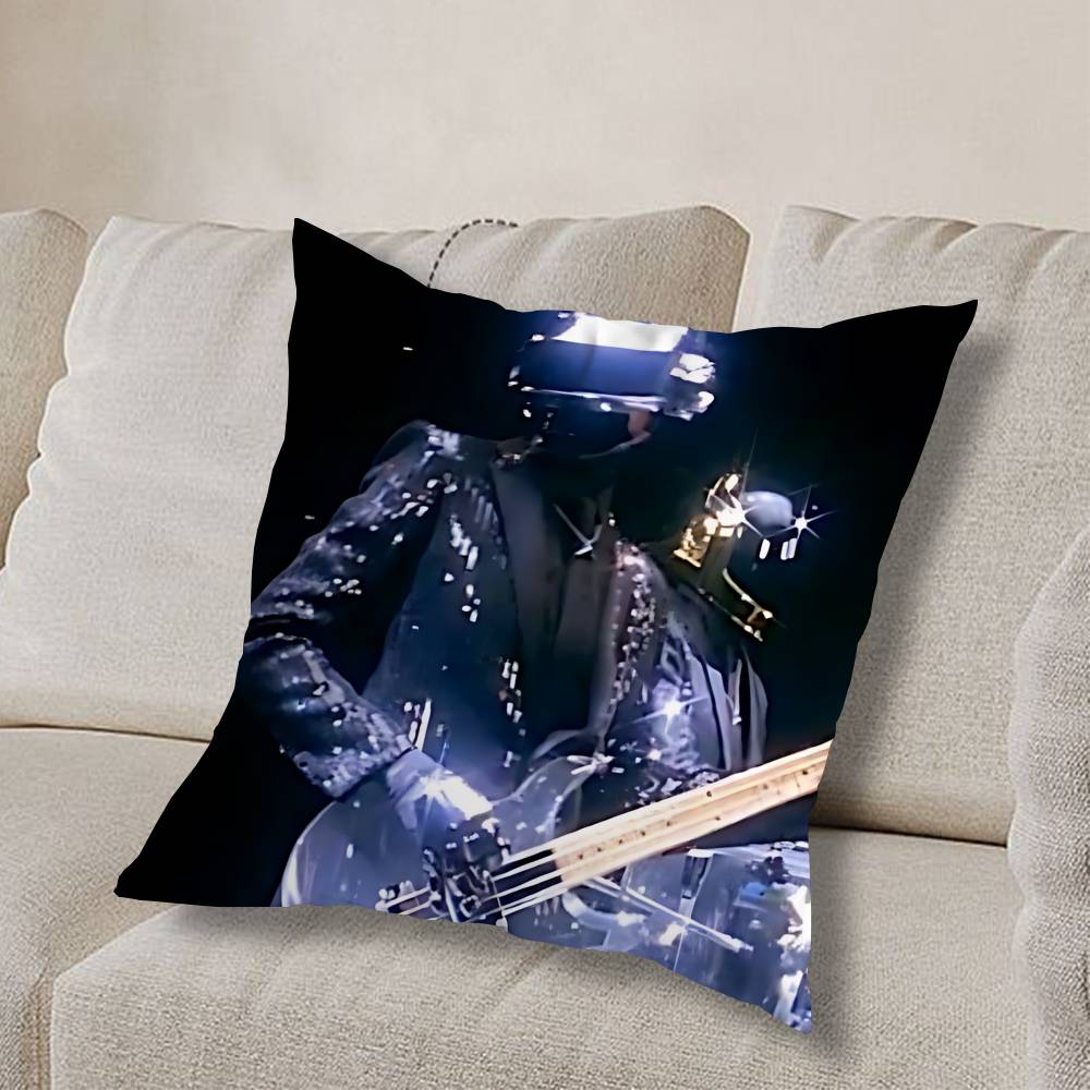 COOL FRA Daft Punk band Pillow Case Sofa Living Room Bedroom Headboard Backrest Cushion Square Cushion Nap Time
