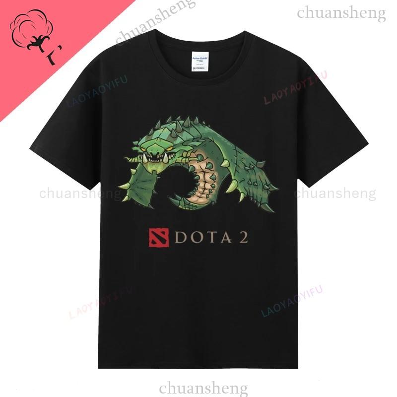 Dota2 Gaming TShirt Game Hero Printed Tshirt Top Shadow Fiend Pudge Axe Slardar Sven Wraith King Cent Phoenix Unisex Clothing