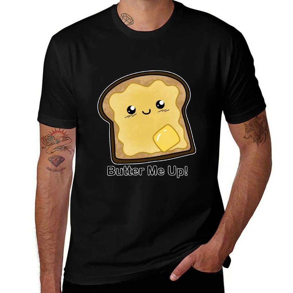 Buttered Toast Butter me up TShirt Casual Loose Fit Short Sleeve TShirt