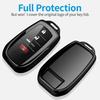 Tukellen for Toyota Key Fob Cover Soft Key Shell Case for 2025 Camry 2019-2025 Land Cruiser,2021-2025 Sienna Venza Hilux Fortuner 2023-2025