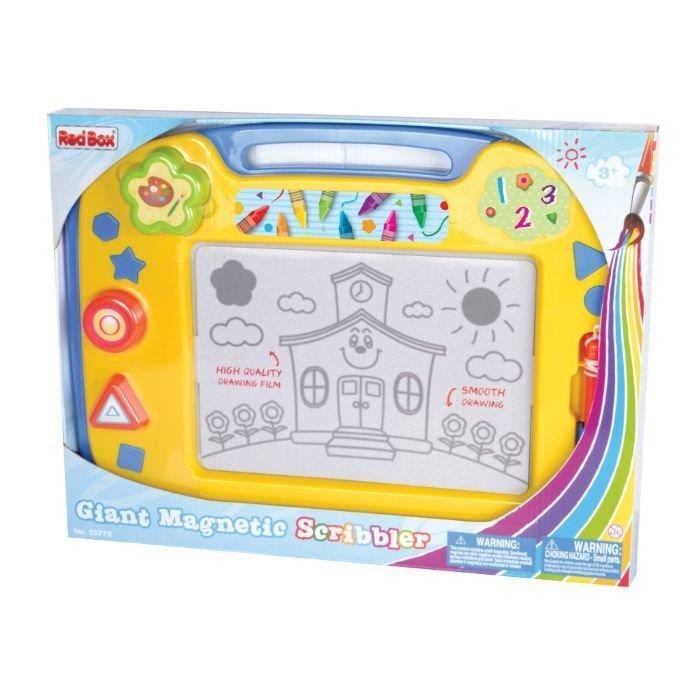 Tableau magnétique - GA IMPORT - 40x30 cm - Jaune - Plastique - Pour enfants