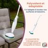 VENTEO Dual-Head Rotary Steam Mop - High-Temperature Steam Cleaner