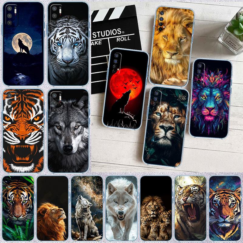 Wolf Tiger lion Transparent Phone Case for LG K22 K30 K40 K40S K41 K42 K50 K50S K51 K51S K52 K61 K62 K71 K92 Q61