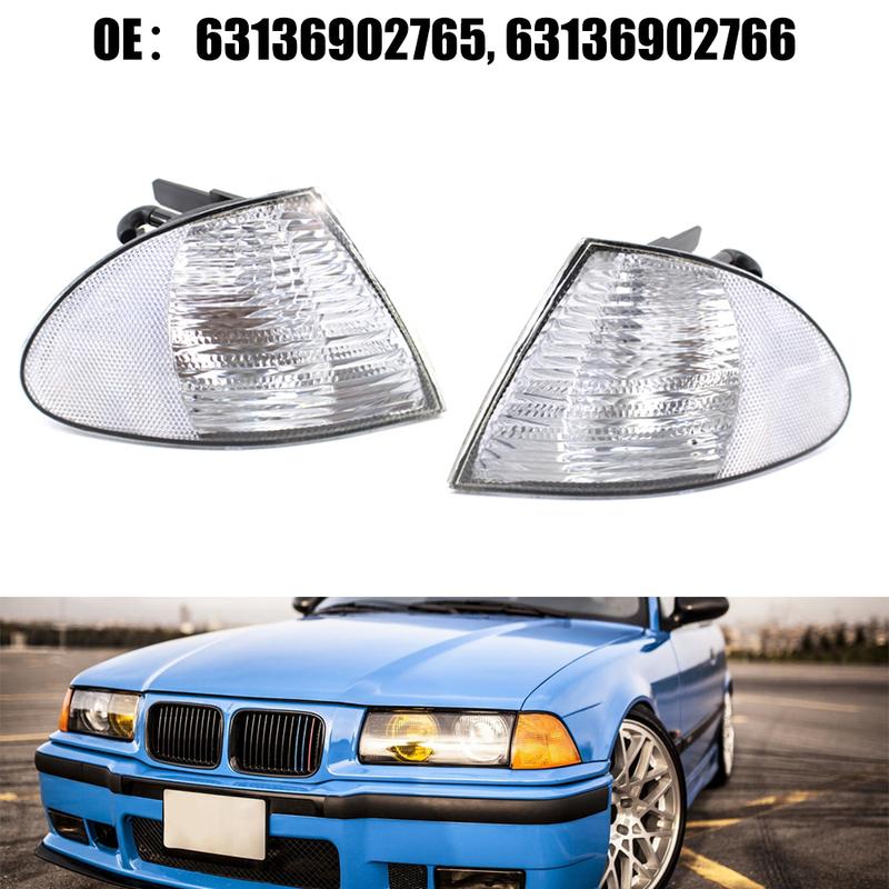 1 Pair Car Corner Light Parking Light Turn Signal Light For BMW 3 Series E46 1999-2001 Turn Signal Indicator Corner Light