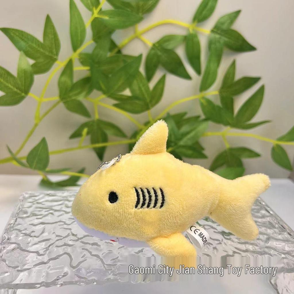 Douyin Shark Whale Plush Toy Keychain - Marine Life Pendant Doll