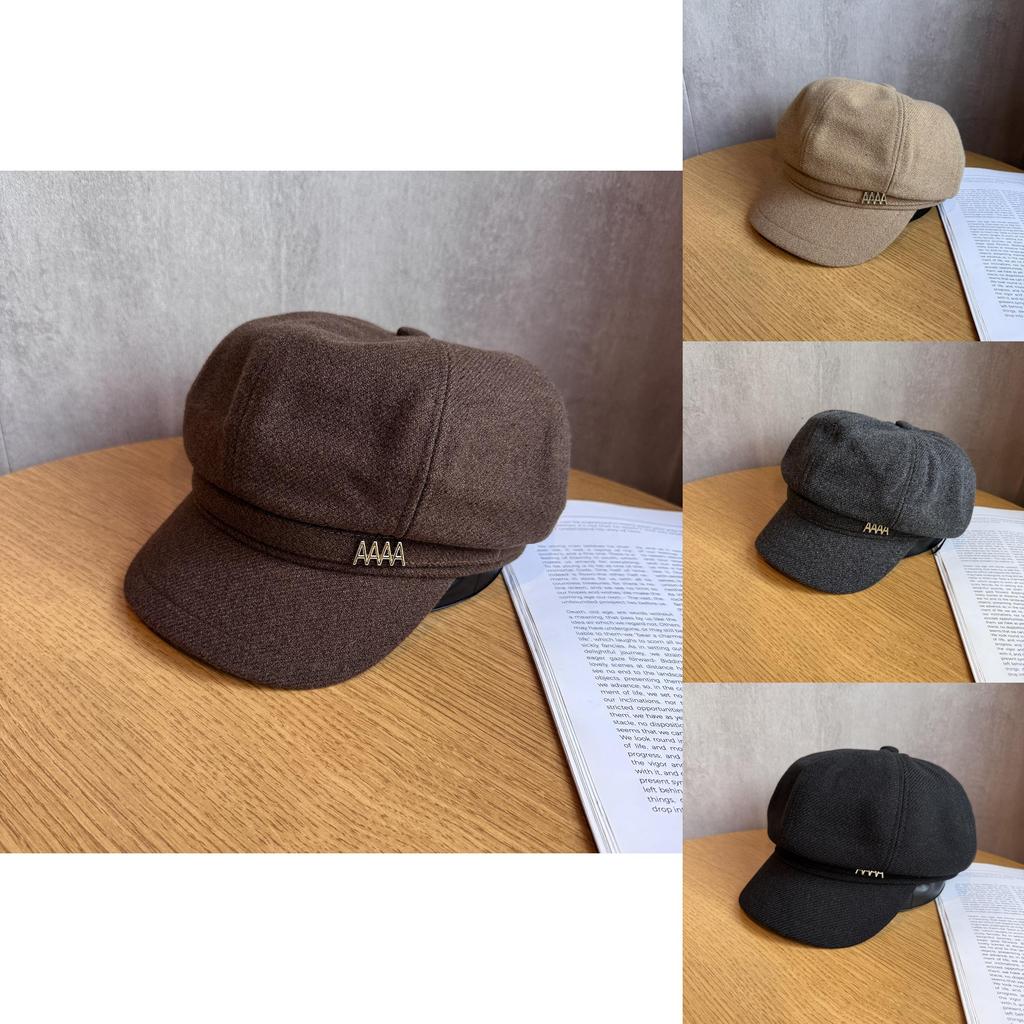 Elegant Octagonal Hat For Women With Warmth And Features Perfect For Autumn And Winter