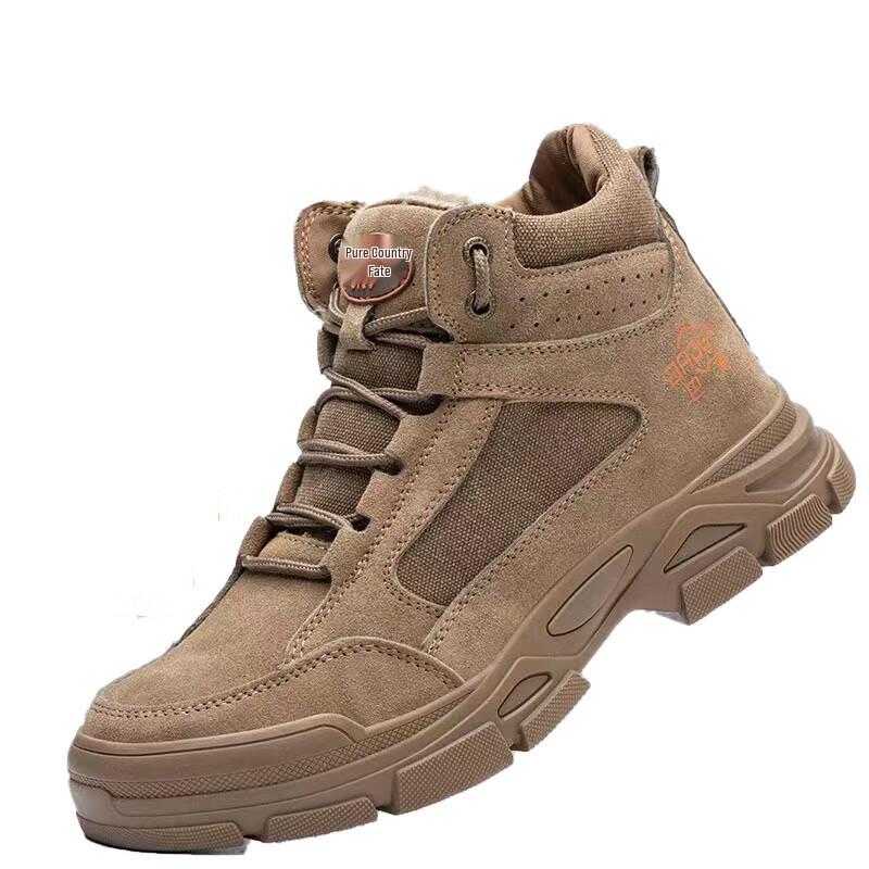 Badun 3008 6KV Insulated Suede Steel Toe Safety Shoes
