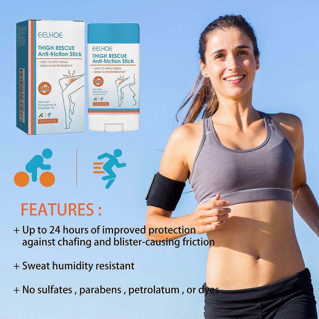 Stick anti-sfregamento coscia impermeabile e resistente al sudore protezione pelle tallone gamba avambraccio inferiore crema facile da applicare 23g