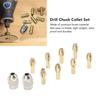 10PCS Brass Collet Chuck Set Precision Quick Change Drill Chuck  Electric Drills
