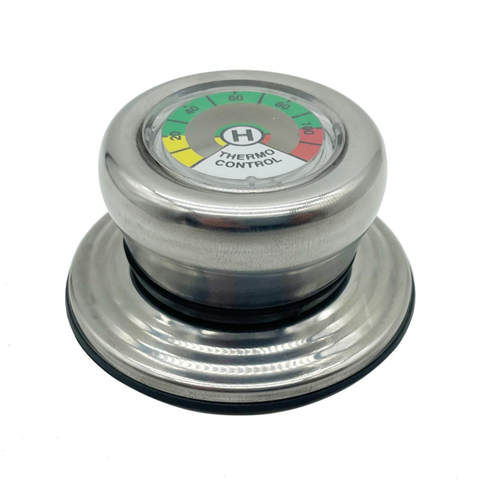 

Temperature Monitor Lid Knob Stainless Steel Construction Easy Installation for Cooking Utensils Kitchen Accessories A