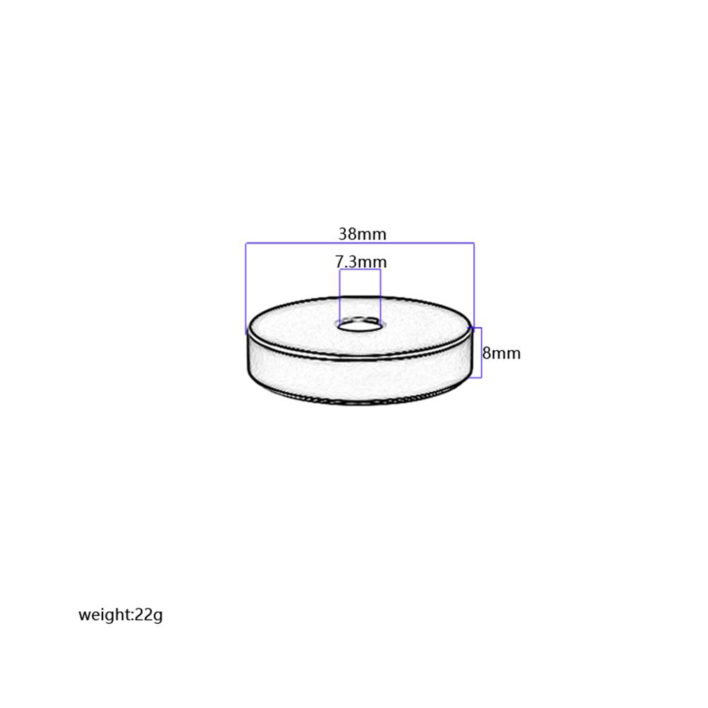 45 RPM Adapter Solid Aluminum Vinyl Record Turntables Adapter 7 Inch 45 RPM Middle Adaptor Durability Phonograph Accessories