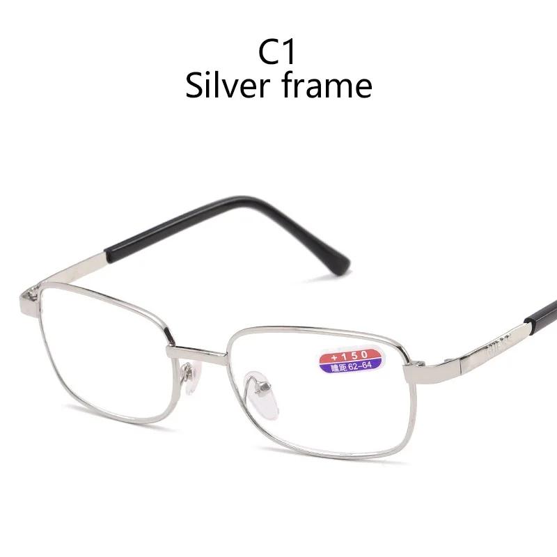 Glass Lens Reading Glasses Men Women Presbyopia Magnifying Clear Crystal Lenses Anti-Scratch Diopter Eyewear +150 250 350