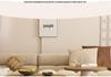 Round Cream Iron Art Coffee Table for Small Apartments - Simple, Modern Living Room Style