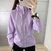 Women's Hooded Jacket Outdoor Camping Hiking Windbreake Zipper Coats Female Climbing Trekking Cycling Waterproof Jacket
