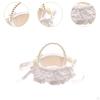 Fashionable Flower Girl Basket for Garden Ceremonies And Parties