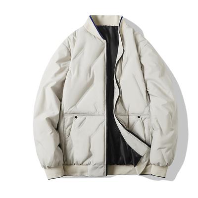 Padded Clothes Men's Winter Baseball Collar Bread Clothes Thickened Warm Cotton Clothes Youth Jacket
