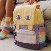 Cute Yellow Cat Anime Backpack Lightweight Large Capacity School Bag For Students Travel Rucksack