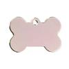 Cheap Multicolor Aluminum Dog Collar Tags Custom Logo Bone Shape Features Lights Solid Pattern Material