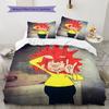 Meister Eder und sein Pumuckl Pattern Bedding,Quilt Set Quilt Cover Pillowcase Home Birthday Gift(1 * duvet cover + 2 * pillowcase, without core)