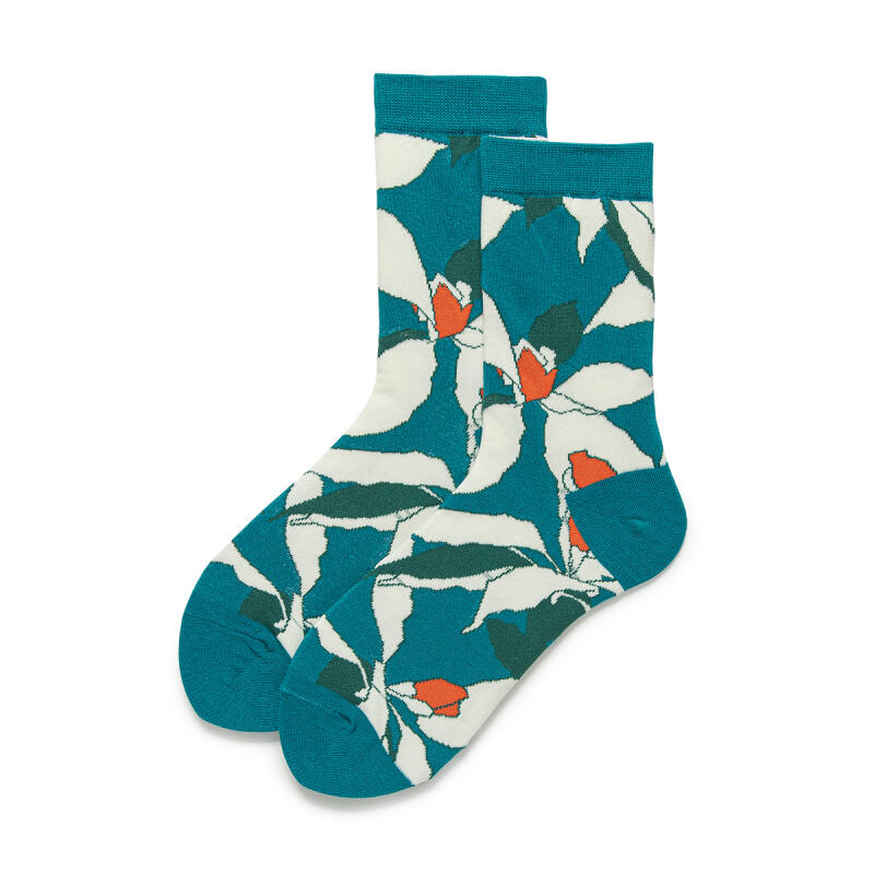 Illustration Flower Design Women's Socks 2-Pack