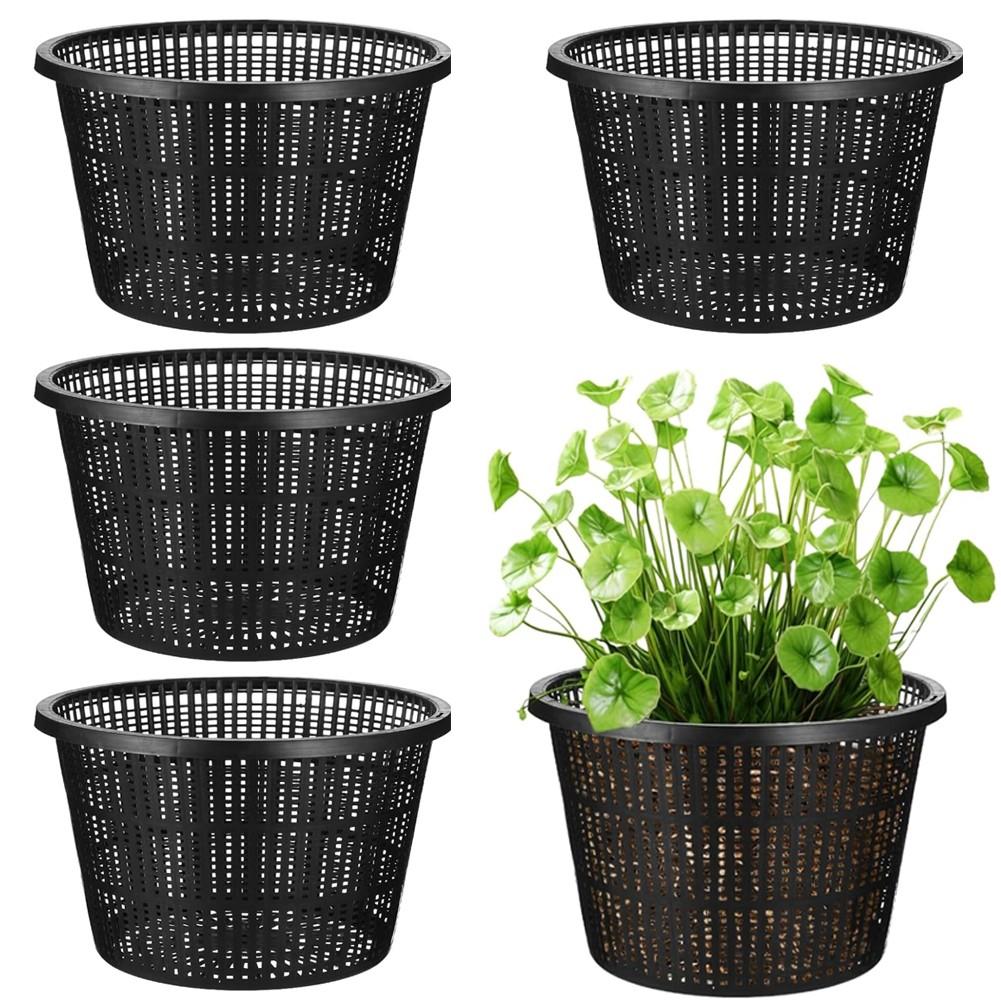 Easily Manageable Aquatic Baskets Pack of Five at Size Eight Point Three Inch