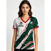 T-shirt da Donna con Stampa Aquila 3D Bandiera Nazionale Messicana Magliette Casual Scollo a V Manica Corta Moda Fan di Calcio Abbigliamento Estivo Femminile