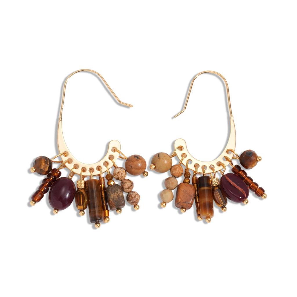 Modne kolczyki wiszące dla damskiej biżuterii