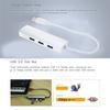 USB3.0 zu Ethernet Adapter 3-Port USB3.0 Hub mit 1 Gigabit Ethernet-Port Laptops Netzwerkadapter Erweiterung
