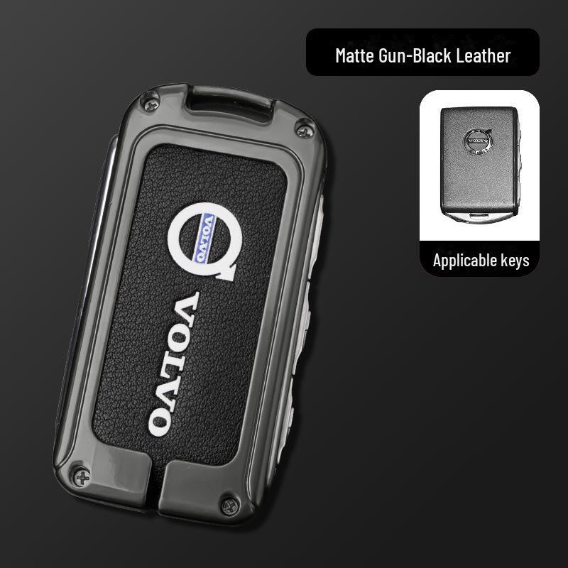 Volvo Key Cover for XC60 & S90: Car Accessories Shell for XC90, XC40, S60L - Buckle Bag Included