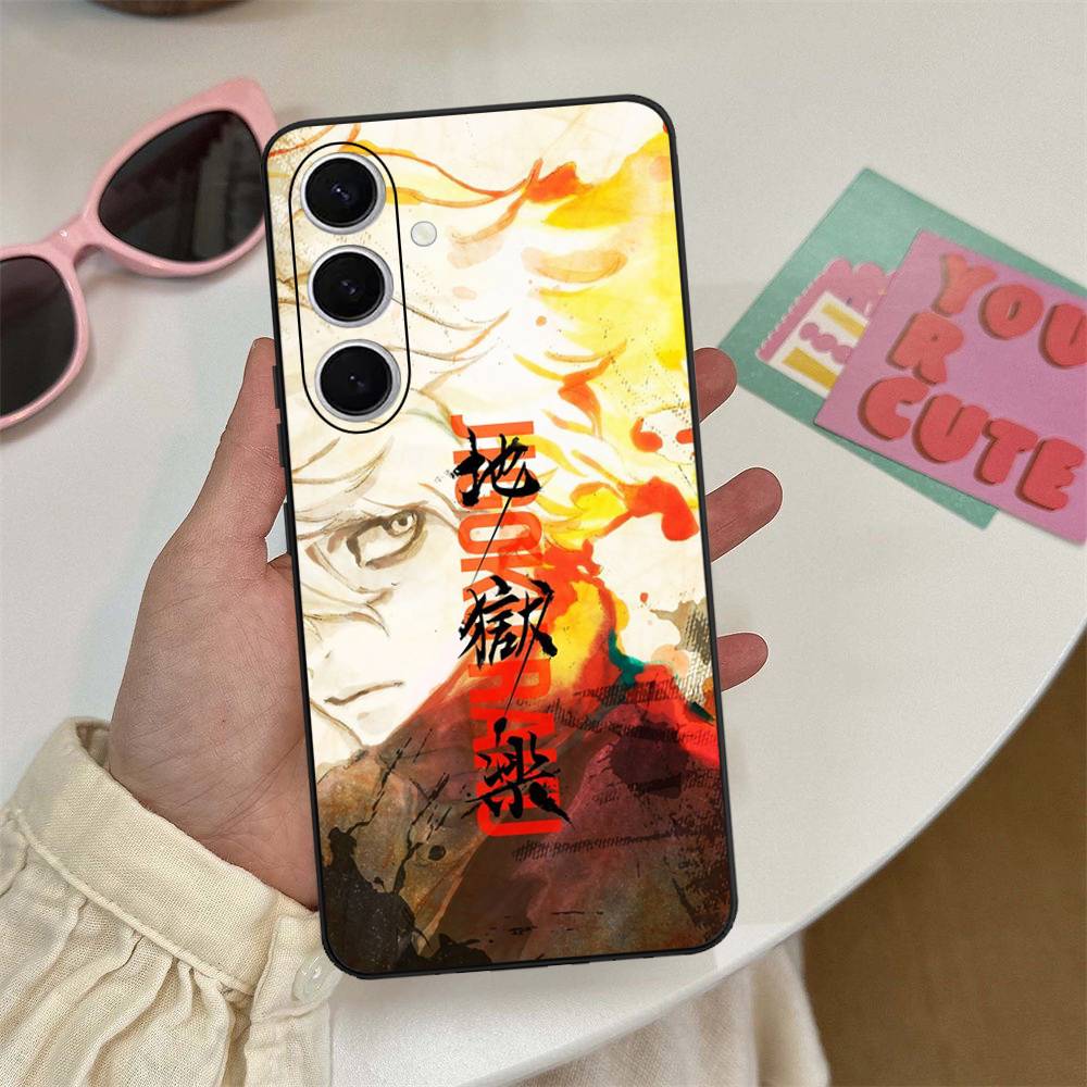 

Чехол для телефона Аниме H-Hells Paradise Для Samsung S 24 fe 25 Ultra plus 20 lite 21 30 22 23 24 22 Ultra 5G Fundas Samsung S20 lite 5G