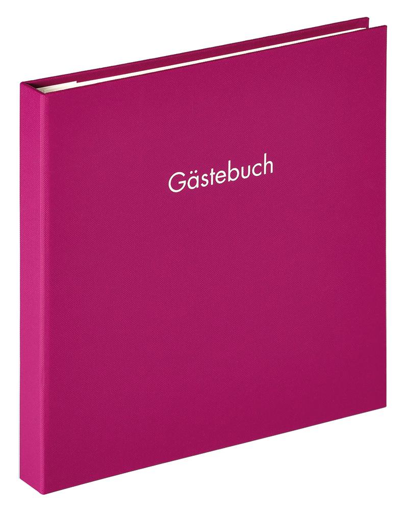 Gästebuch Fun, violett, 26x25 cm