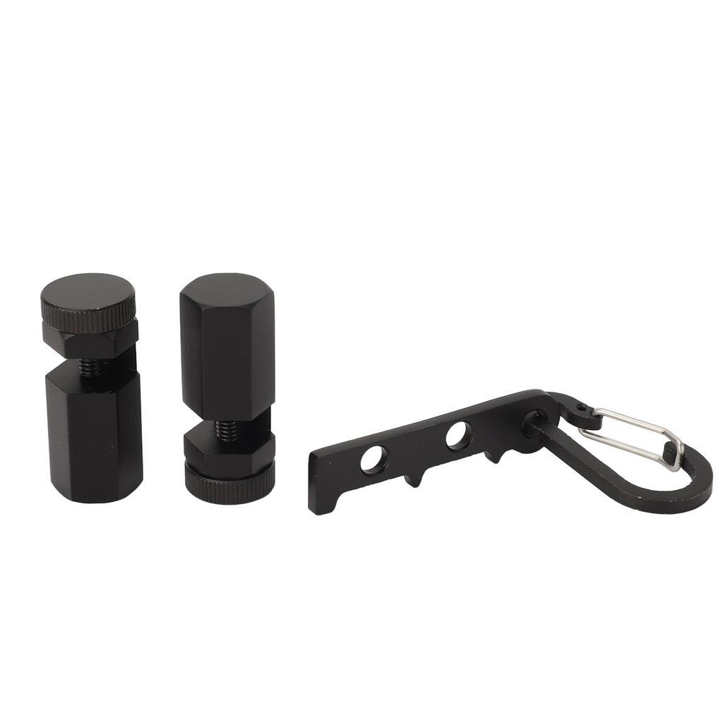 2Pcs Stair Gauge Set Aluminum Alloy Hex Tight Clamping Framing Square Attachment Jigs with Thumb