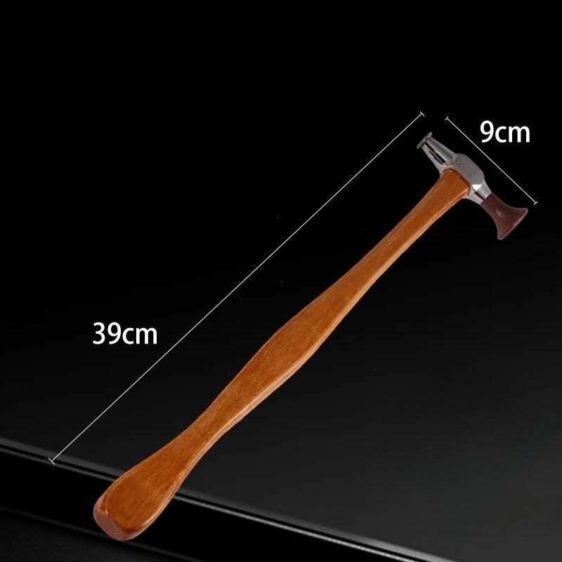 Car Bump Repair Alloy Steel Shaping Hammer Wooden Handle Leveling Hammer Seamless Repair Tool Sheet Metal Repair