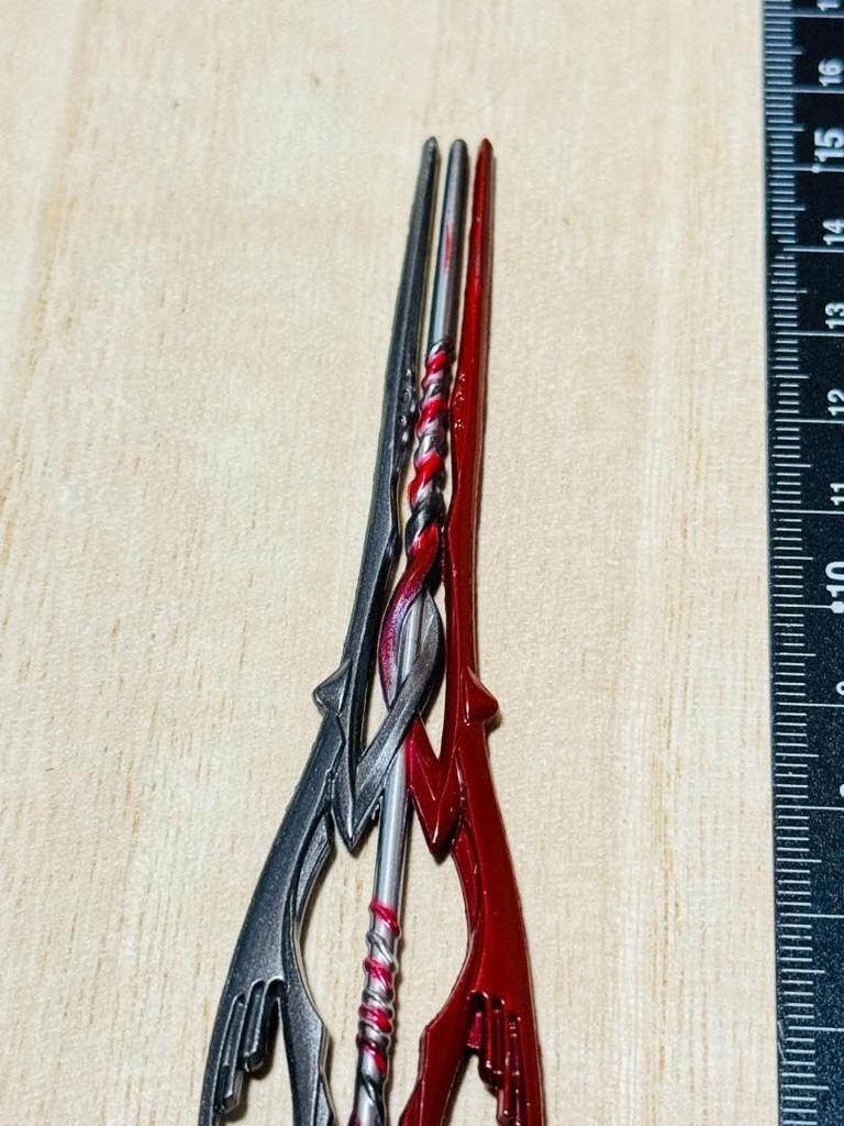 15cm Spear Eva Mini Weapon Keychain Accessory Figure Doll Display PS4 PS5 Anime Game PC Computer Alloy Toy Metal Miniature Legend Gaius'