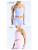 DFYNE Schönes Rücken Yoga Tanktop: Schlankmachendes U-Ausschnitt-Camisole mit dünnen Trägern.