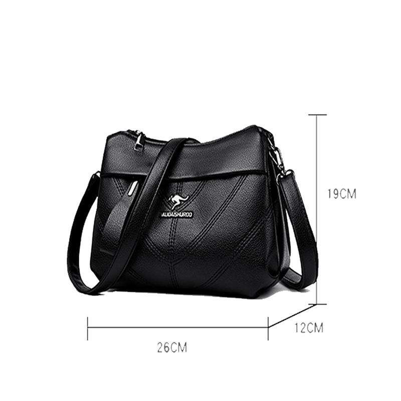 Hochwertige Damen Umhängetasche Leder Luxus Handtaschen Damen Taschen Designer Schulter Crossbody Taschen für Damen Sac A Main 2026