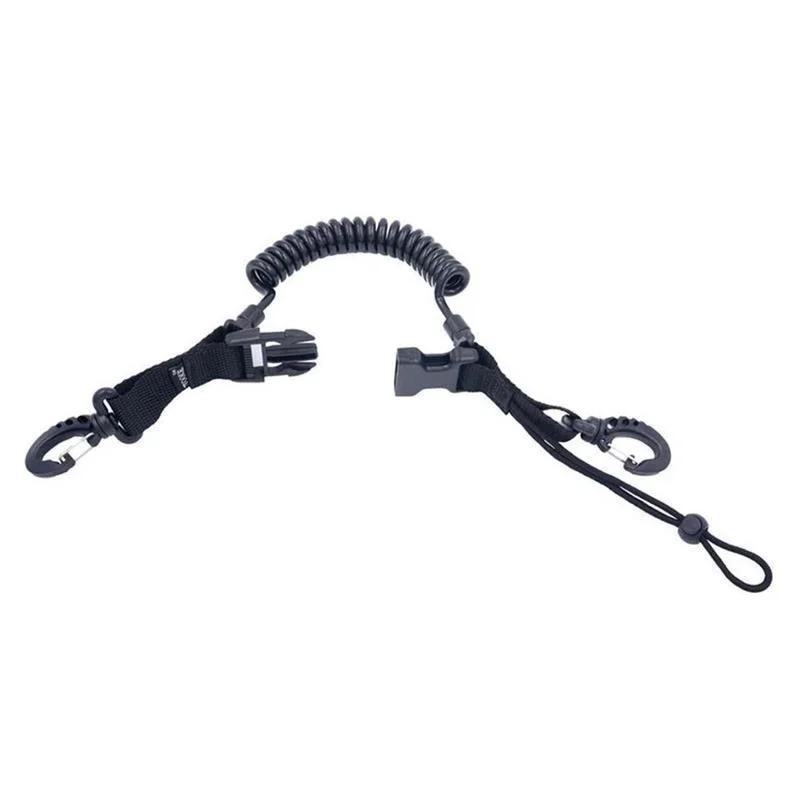 Новое снаряжение для альпинизма Дайвинг Линь Катушка Веревка Нейлоновая Пряжка Зажим Альпинистский Карабин Подводная Дайвинг Камера Безопасность Защита от Потери