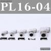 Pneumatic Tube Quick Connector: PL8-02, 4-M5, 6-01, 10-03, 12-04 Threaded Elbow