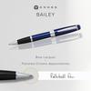 Cross Bailey Selectip Roller Ballpoint Pen Blue Lacquer Gloss Chrome Appointment