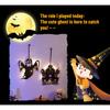 Halloween pumpkin lantern decoration luminous hanging ornaments bar background wall scene arrangement costume props atmosphere hanging items