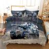 Tank Race Bedding Set Deluxe Home Textile Single Double King Queen Bedding Set Modern Down Quilt Cover And Pillowcase