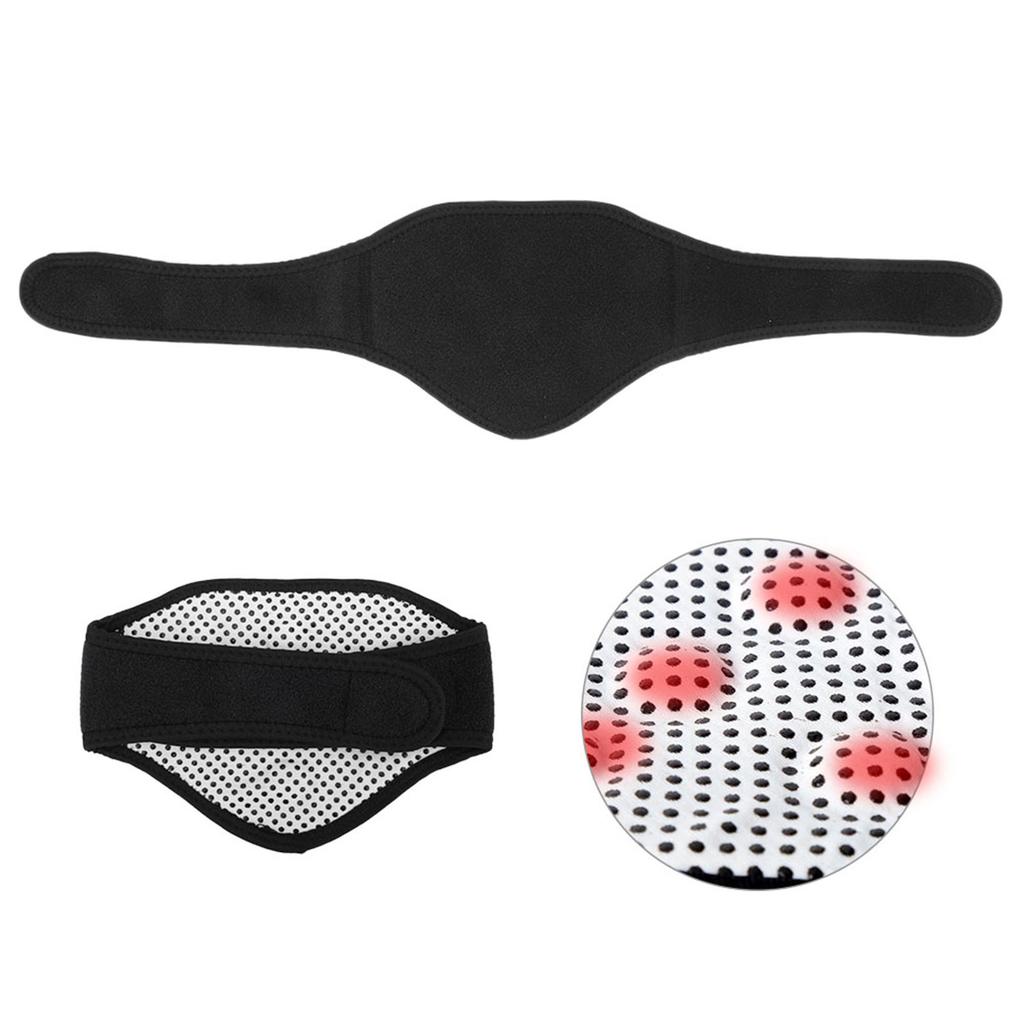 Neck Wrap Warm Keeping Neck Brace Protector Breathable Fabric Black for Men and Women