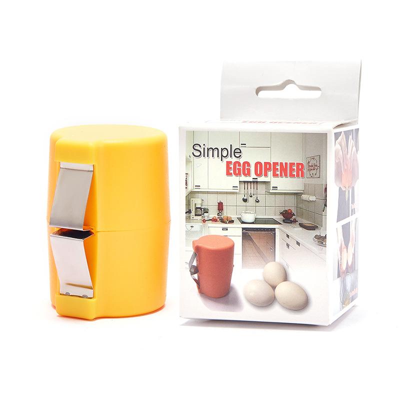 New Egg Shell Opener Portable Egg Shell Opener Tools Handheld Eggs Breaker Multifunctional Egg Cutter Egg Cracker and Separator 2