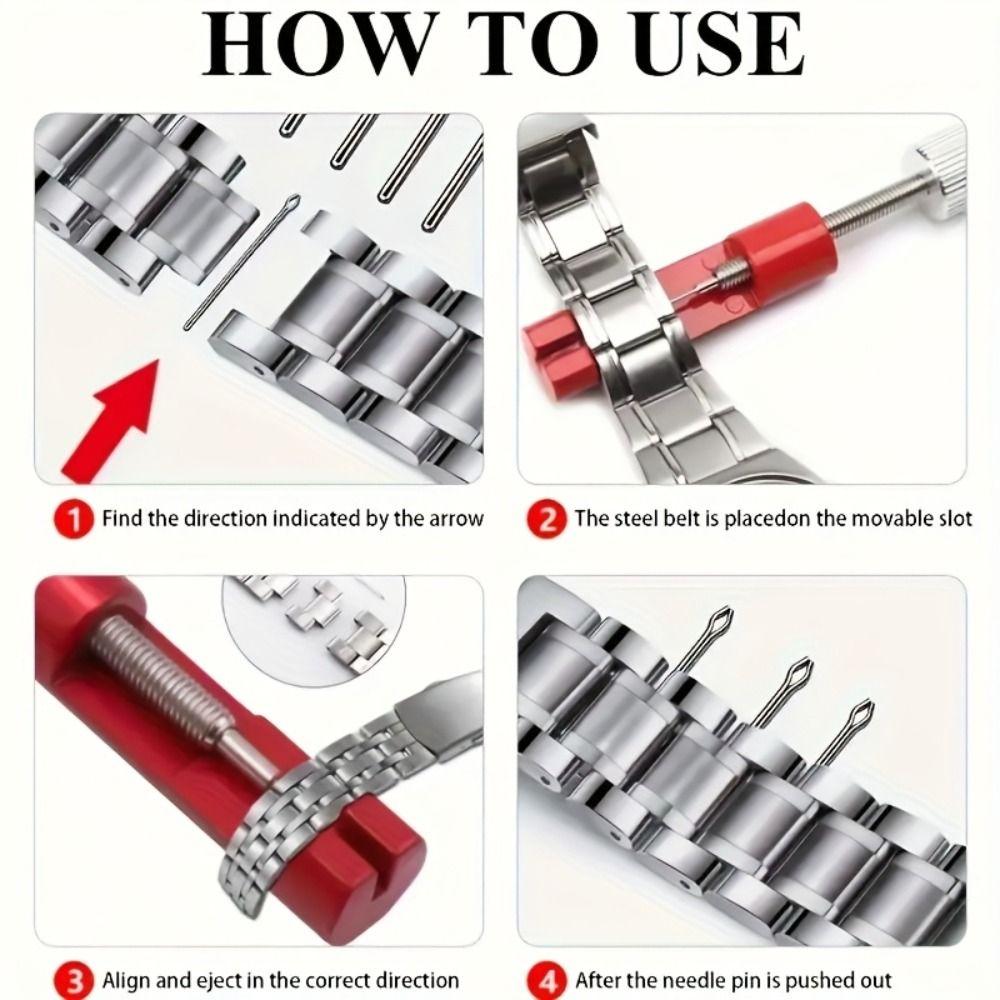 Metal Construction Watch Strap Tool Professional Grade Watch Pin Remover Disassembly Work