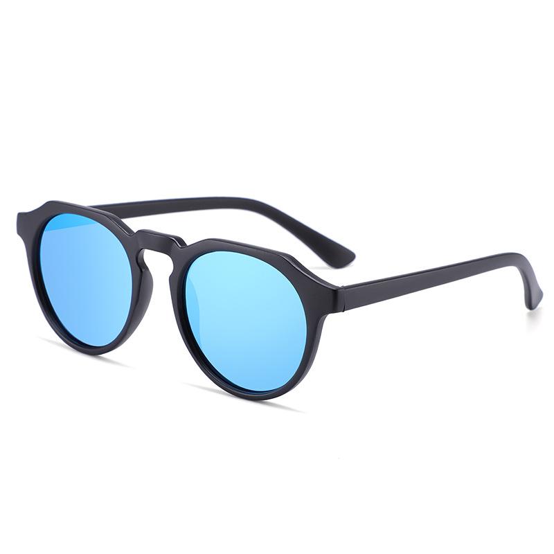 

High Quality Stylish Sunglasses Unisex with Color Film Plastic For Driving Glasses UV Resistant Polygonal Sunglasses Retro